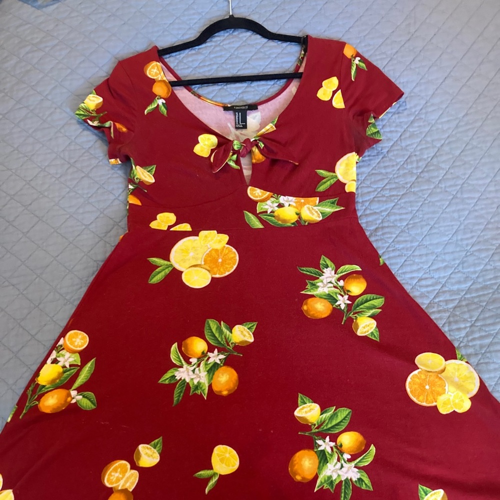 Summer lemon dress